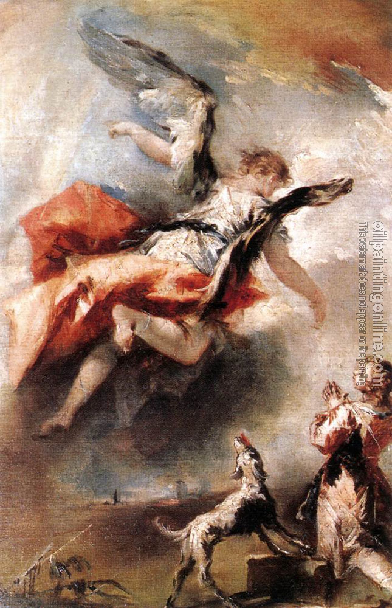 Giovanni Antonio Guardi - The Angel Appears to Tobias